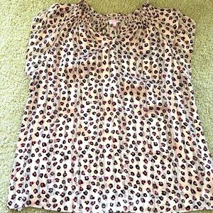 💜 3 for $10 Leopard Print Blouse